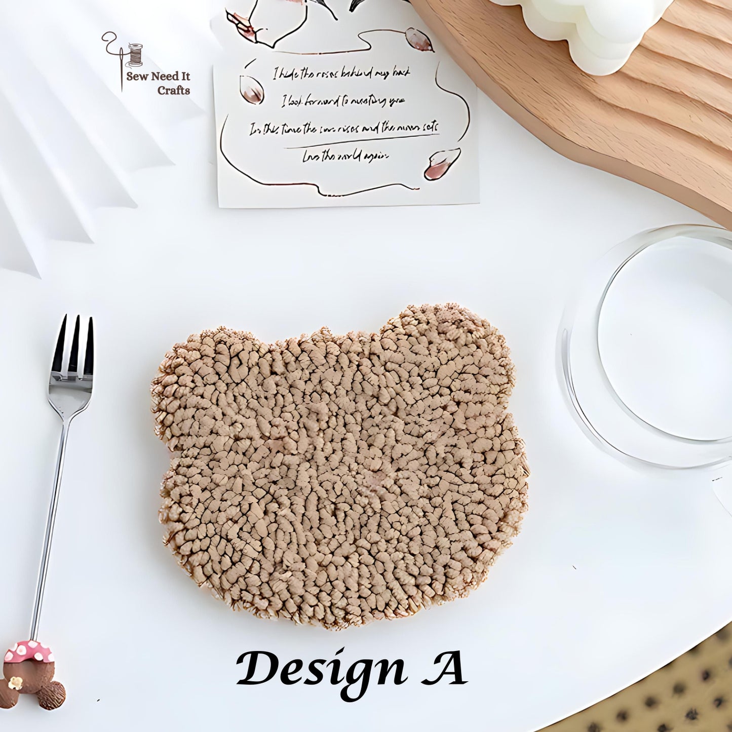 Punch Nadel Tufted DIY Coaster Kit