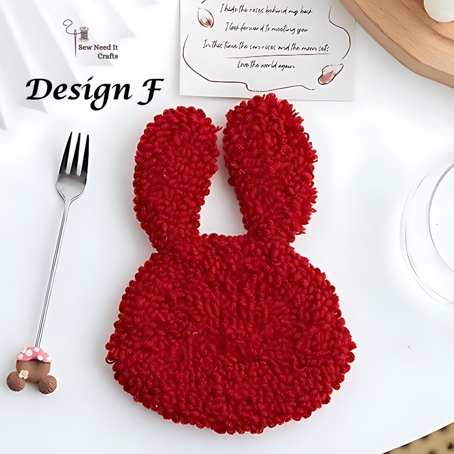Punch Nadel Tufted DIY Coaster Kit