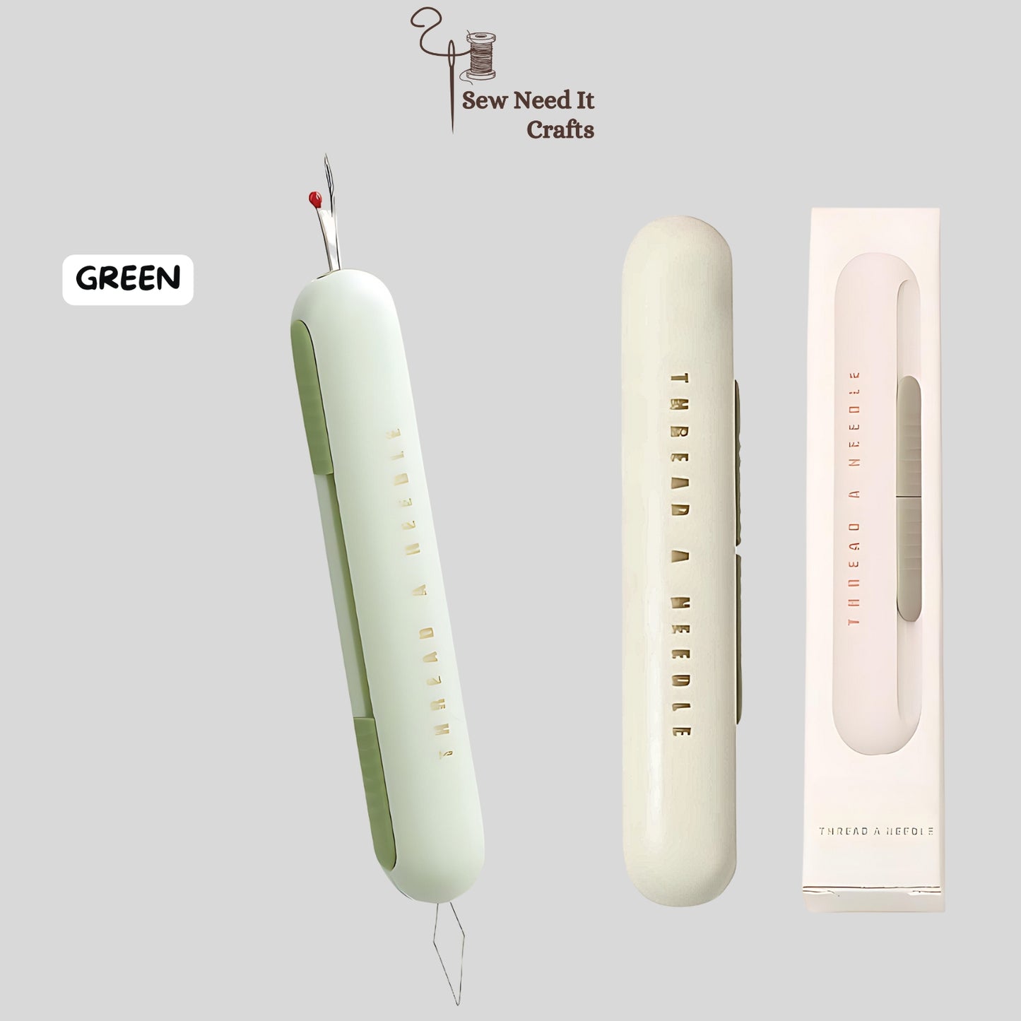 2-en-1 Fácil de endurecer el cuilador de agujas y usa costuras Ripper