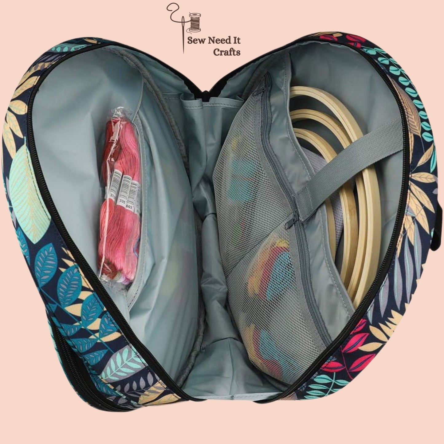 Embroidery & Craft Supplies Organizer Bag