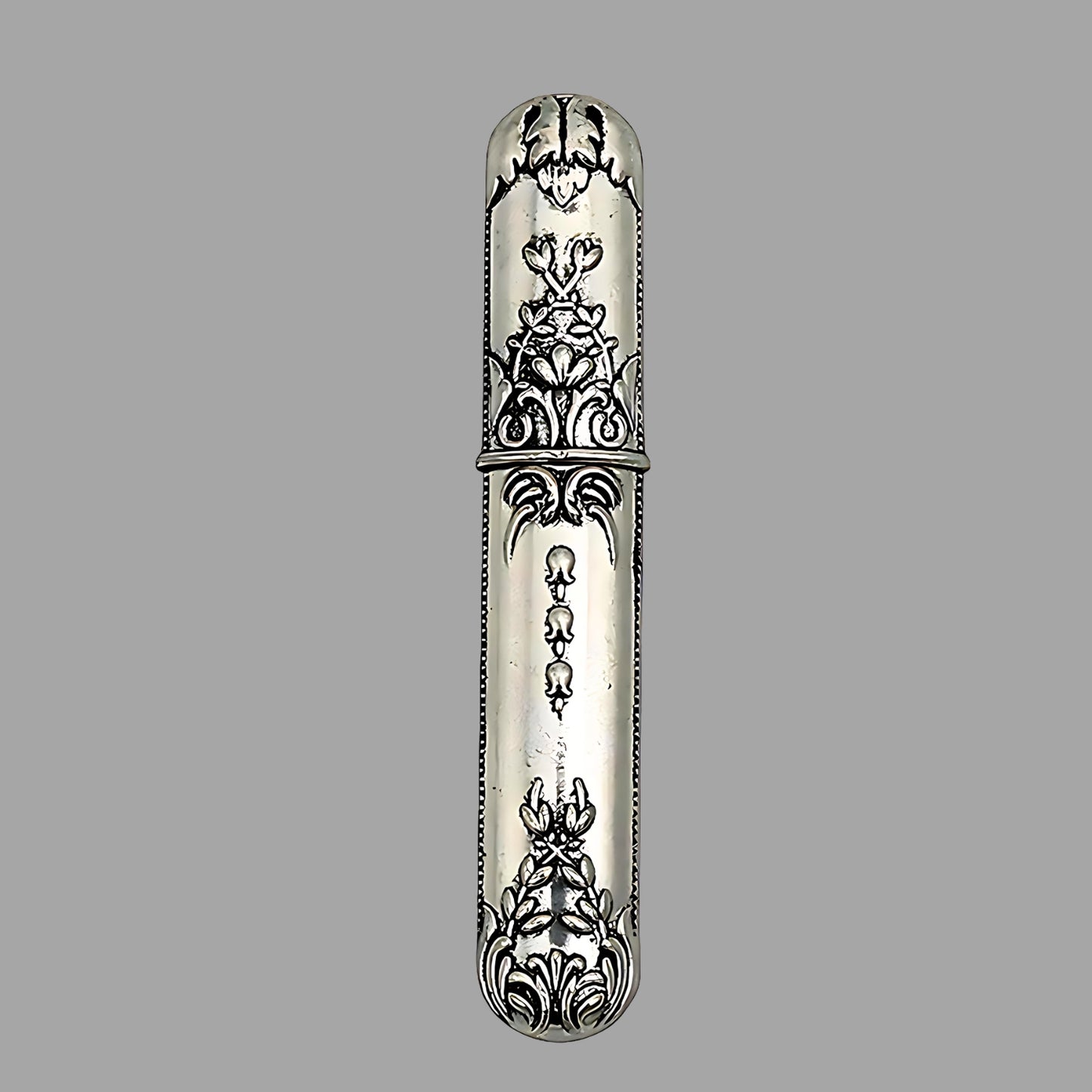 Vintage Metal Needle Case with 12 Self-Threading Needles