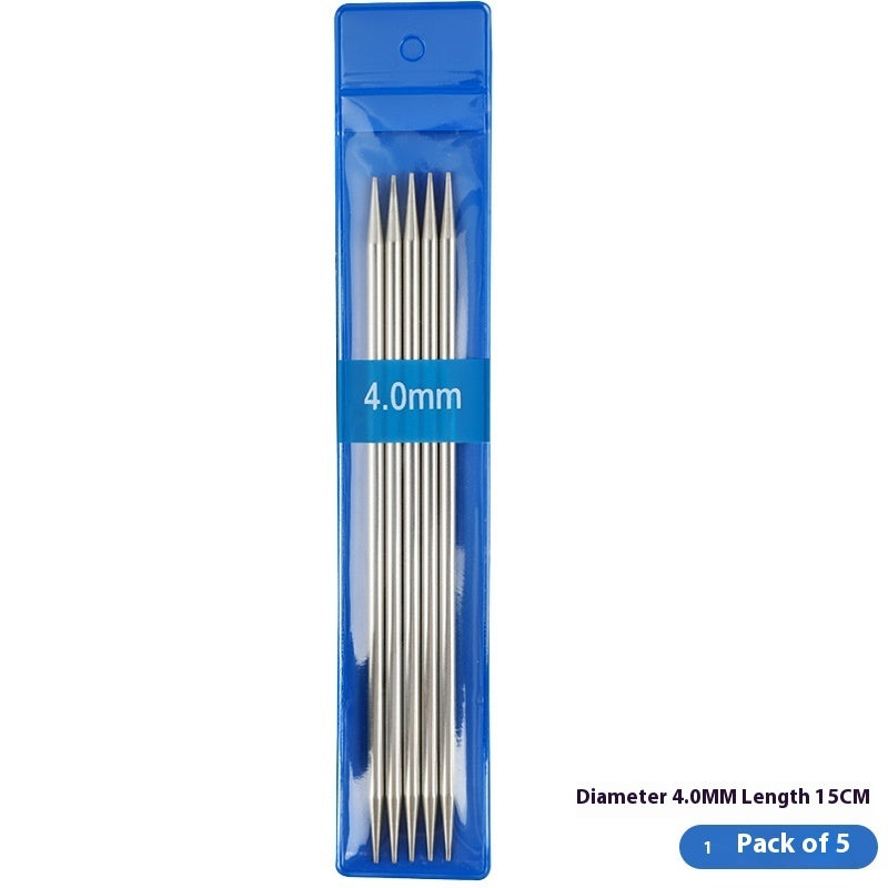 5 Pcs Short Knitting Needles Set 15 cm 5.9 inch