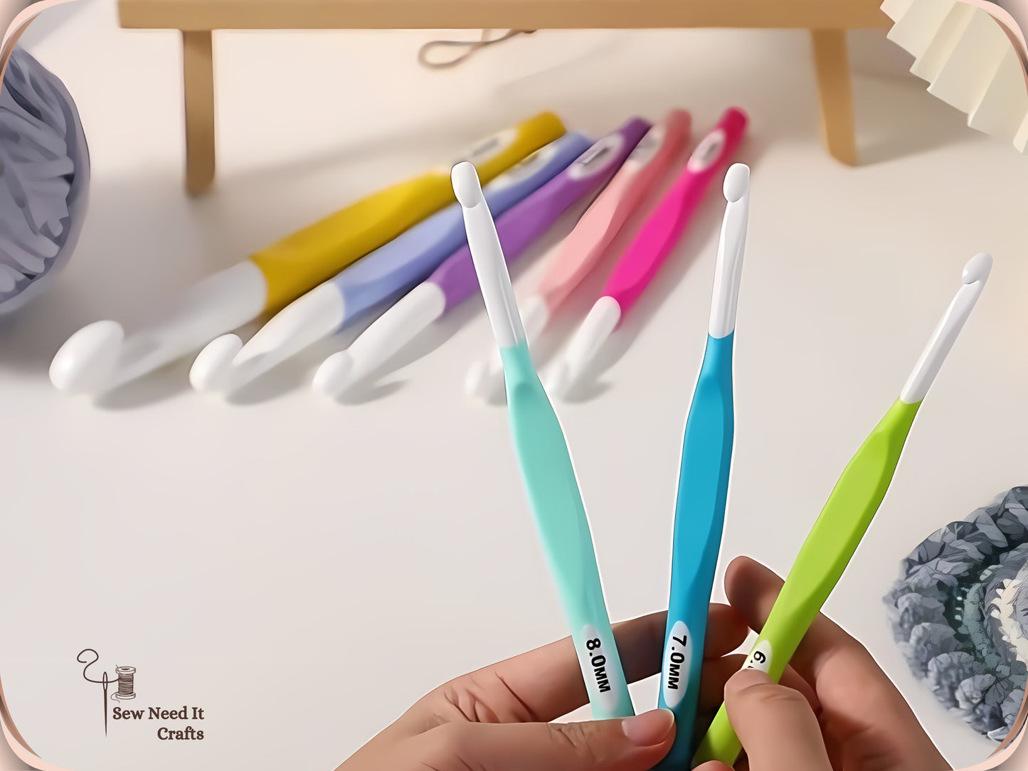 Large Crochet Hooks 6mm–20mm for Chunky Yarn