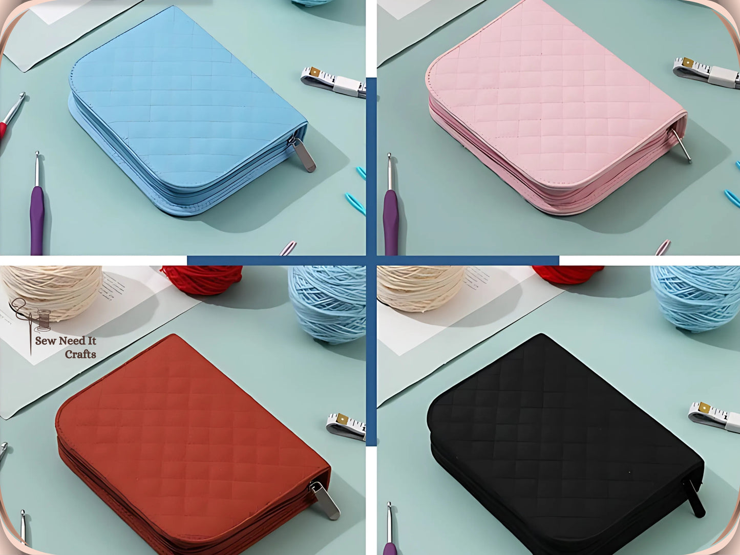 Crochet Storage Case For Crochet Hooks and Crochet Accessories