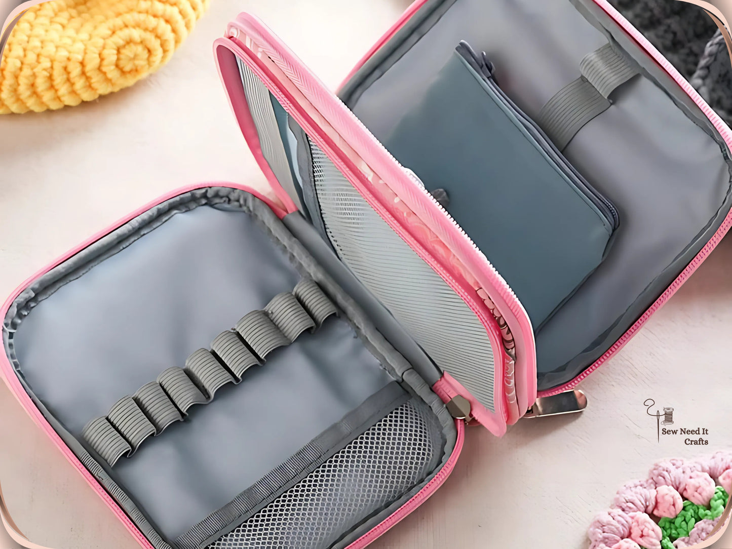 Crochet Storage Case For Crochet Hooks and Crochet Accessories
