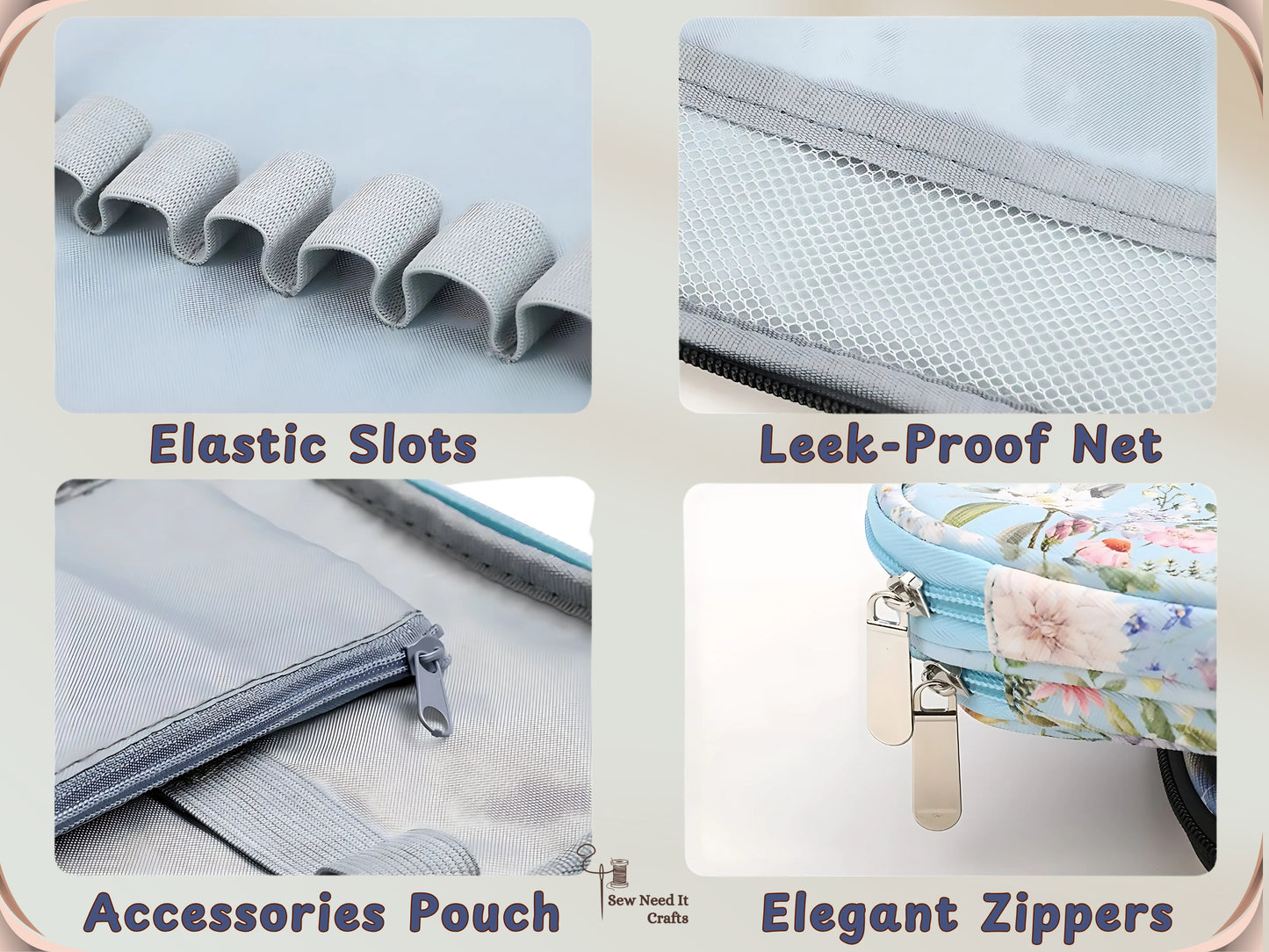 Crochet Storage Case For Crochet Hooks and Crochet Accessories