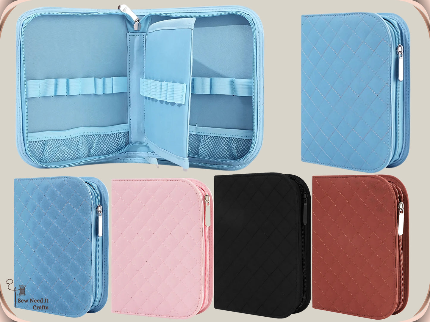 Crochet Storage Case For Crochet Hooks and Crochet Accessories