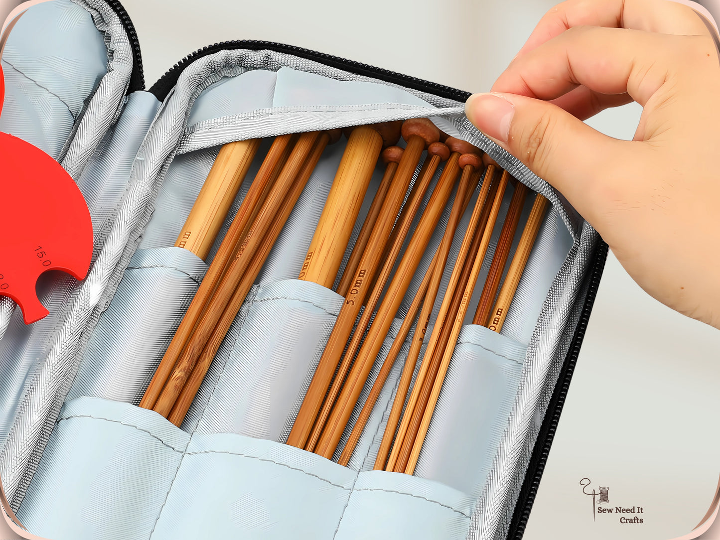 Knitting and Crochet Needles & Accessories Organizer and Storage Case