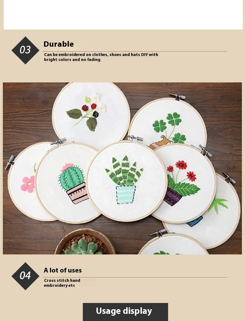 Embroidery Floss Bobbin Organizer Kit