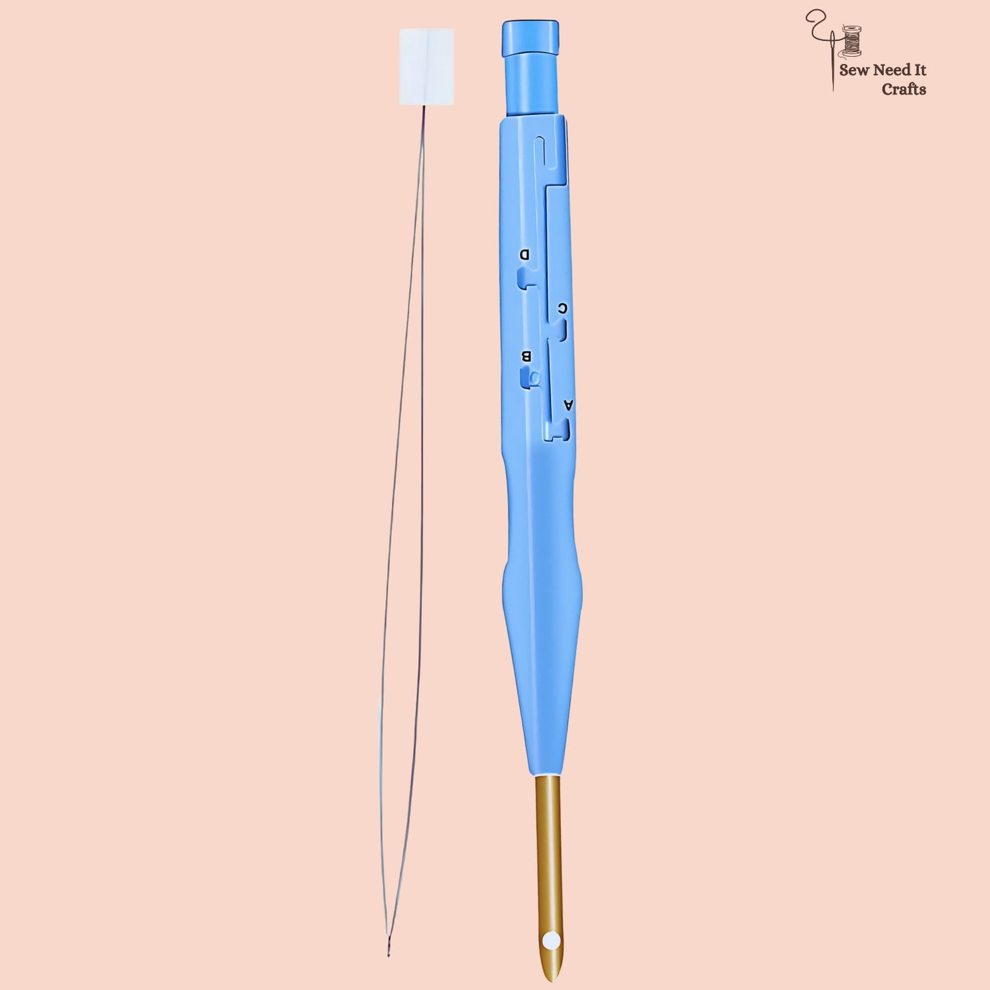 Adjustable Punch Needle with Threader