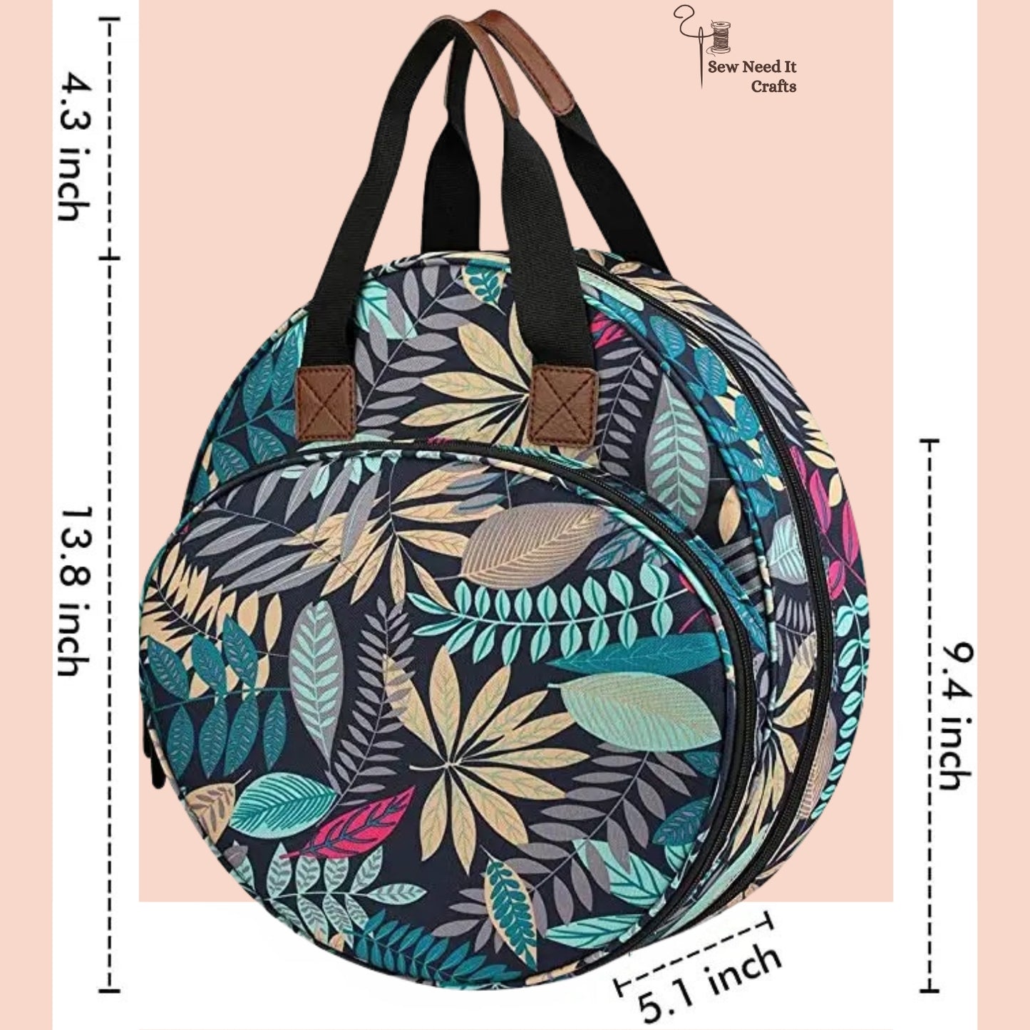Embroidery & Craft Supplies Organizer Bag