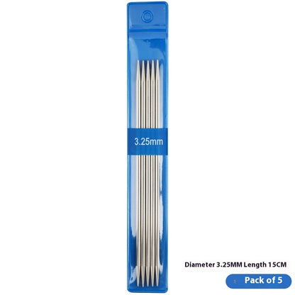 5 Pcs Short Knitting Needles Set 15cm 5.9in