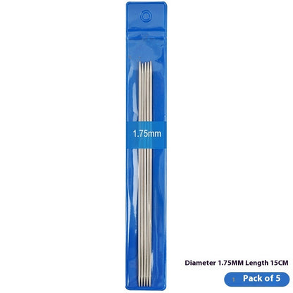 5 Pcs Short Knitting Needles Set 15cm 5.9in