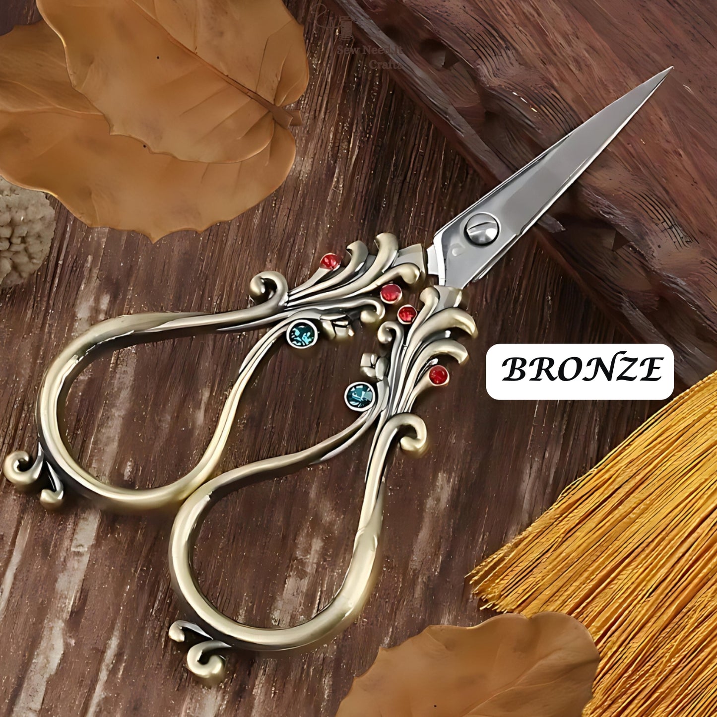Antique Vintage Retro Phoenix Tail Scissors