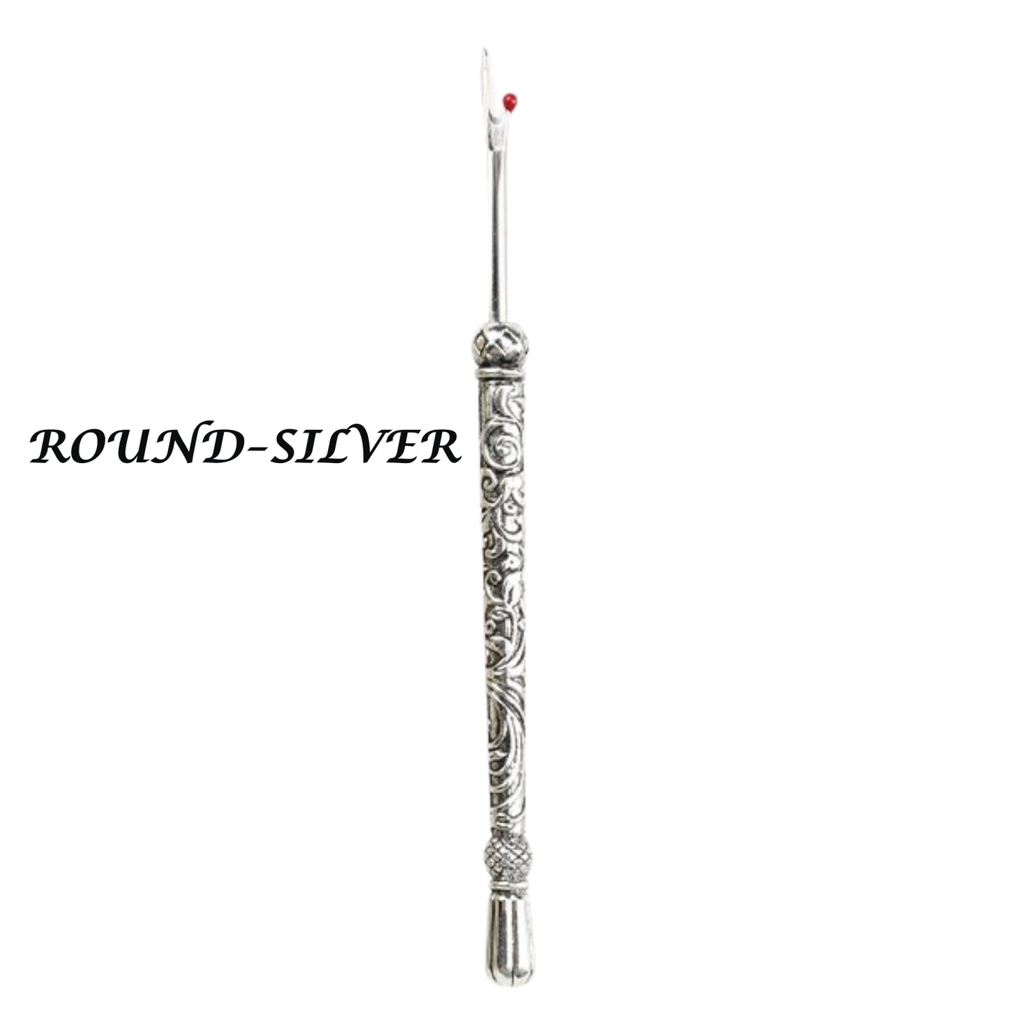 Elegante Metallgravierte antike Retro -Naht -Ripper