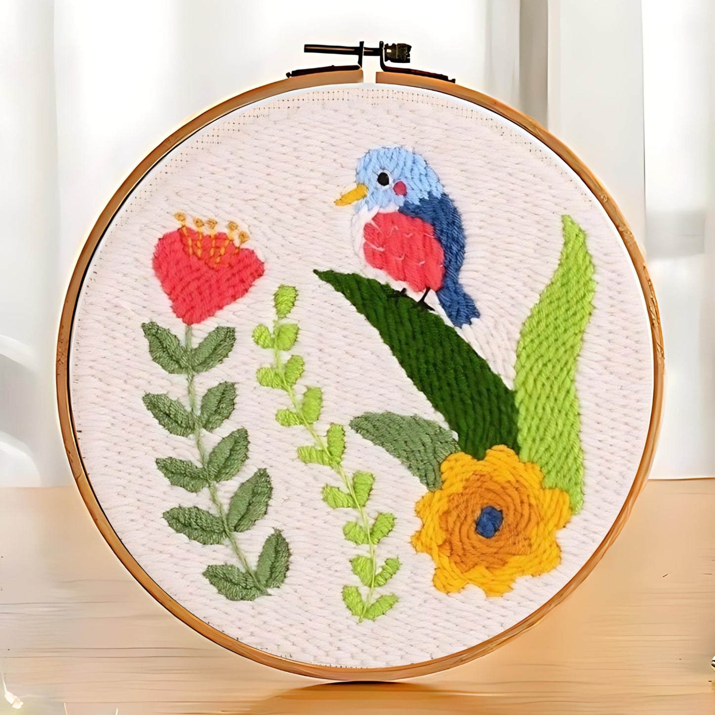 Vögel Schmetterling Punch Nadel DIY Anfänger Kits