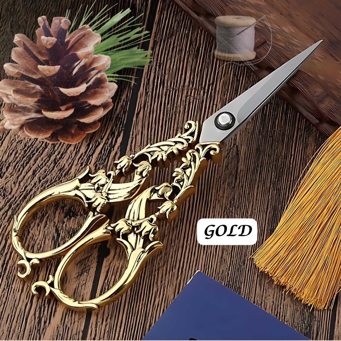 Tulip Garden Vintage Scissors