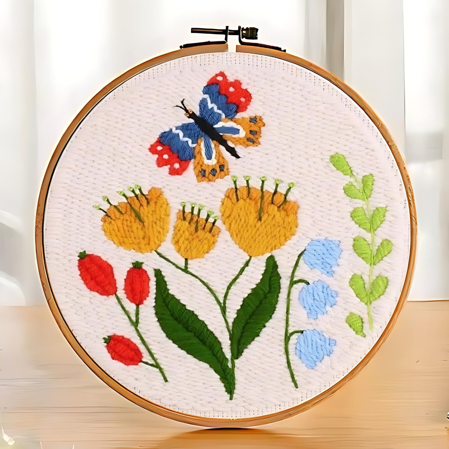 Vögel Schmetterling Punch Nadel DIY Anfänger Kits