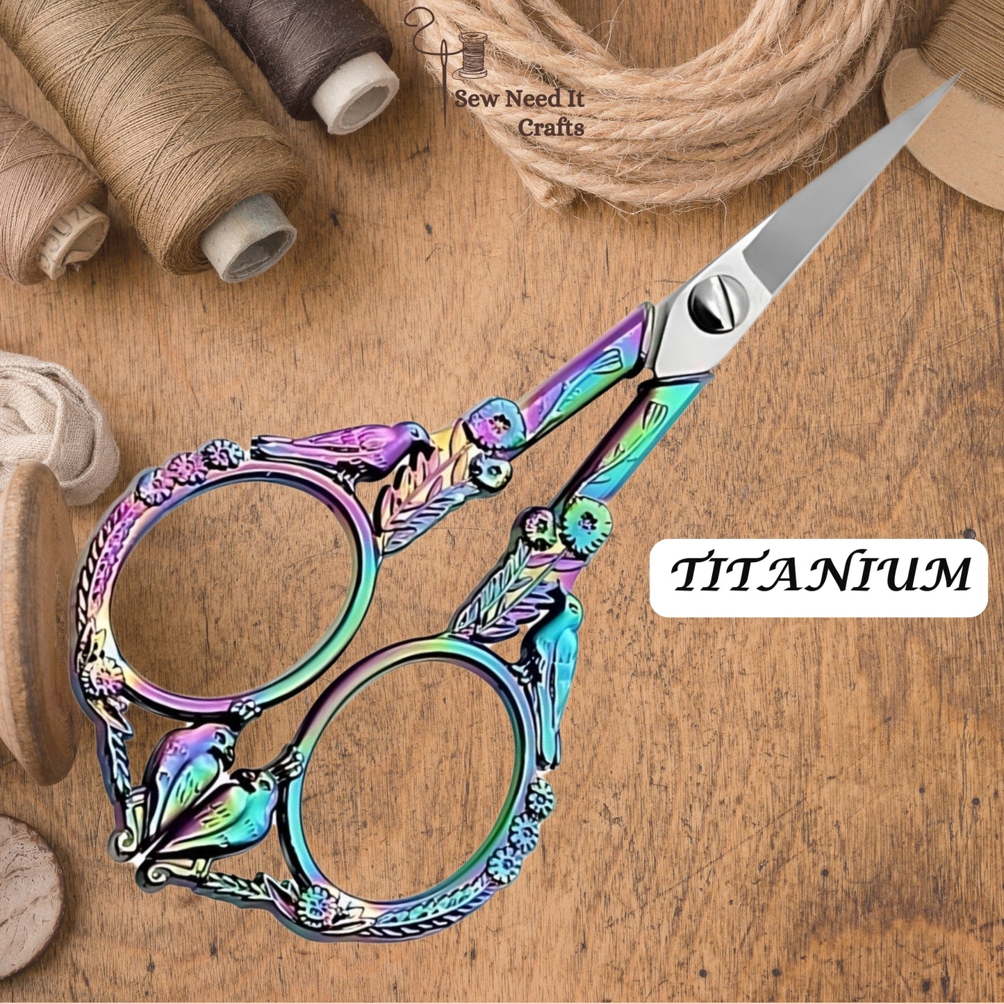 Feathered Friends Embroidery Scissors
