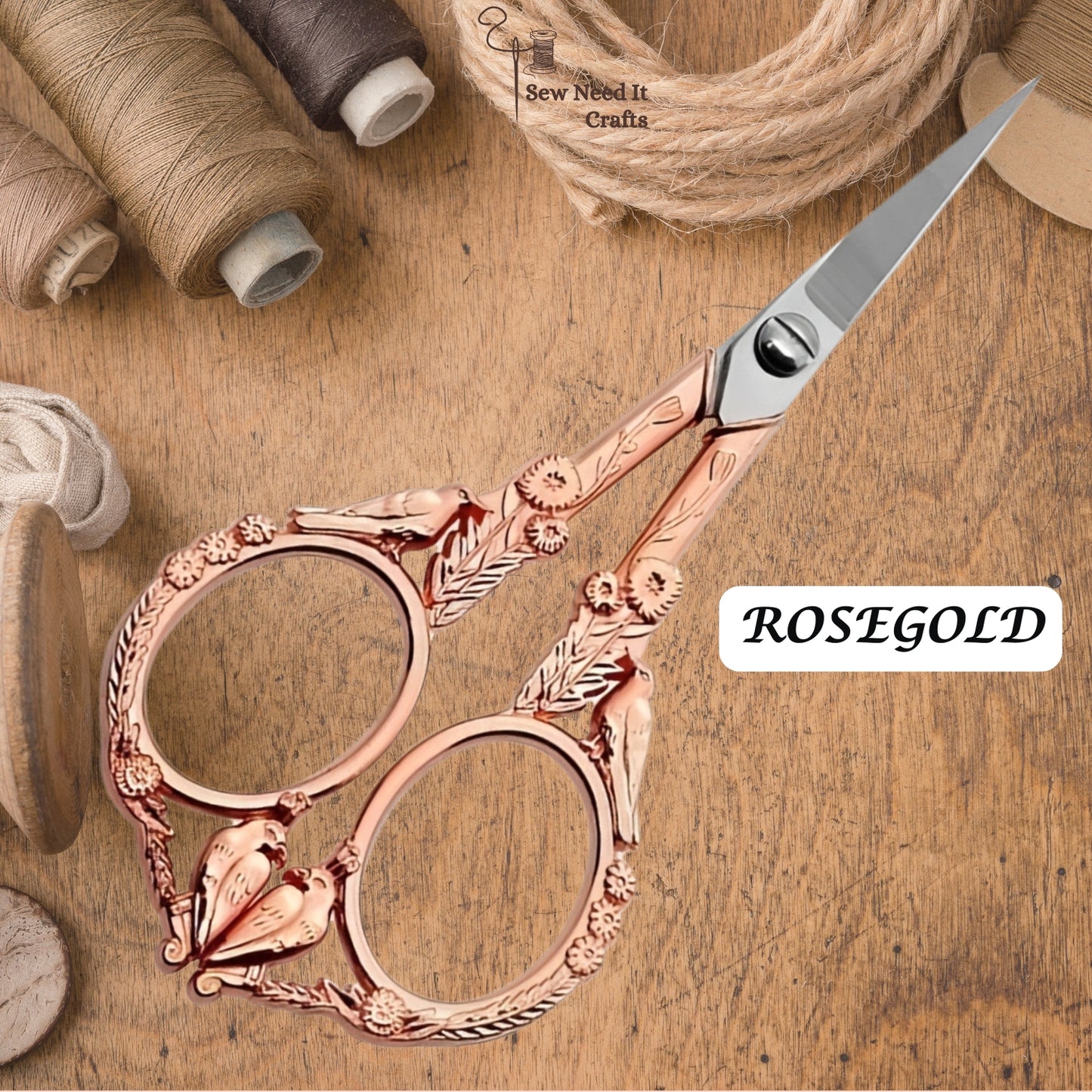 Feathered Friends Embroidery Scissors