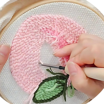 Punch Needle Fruit DIY Coaster Set 1