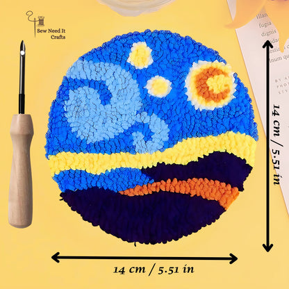 DIY Sunflower Kaffee Coaster Set