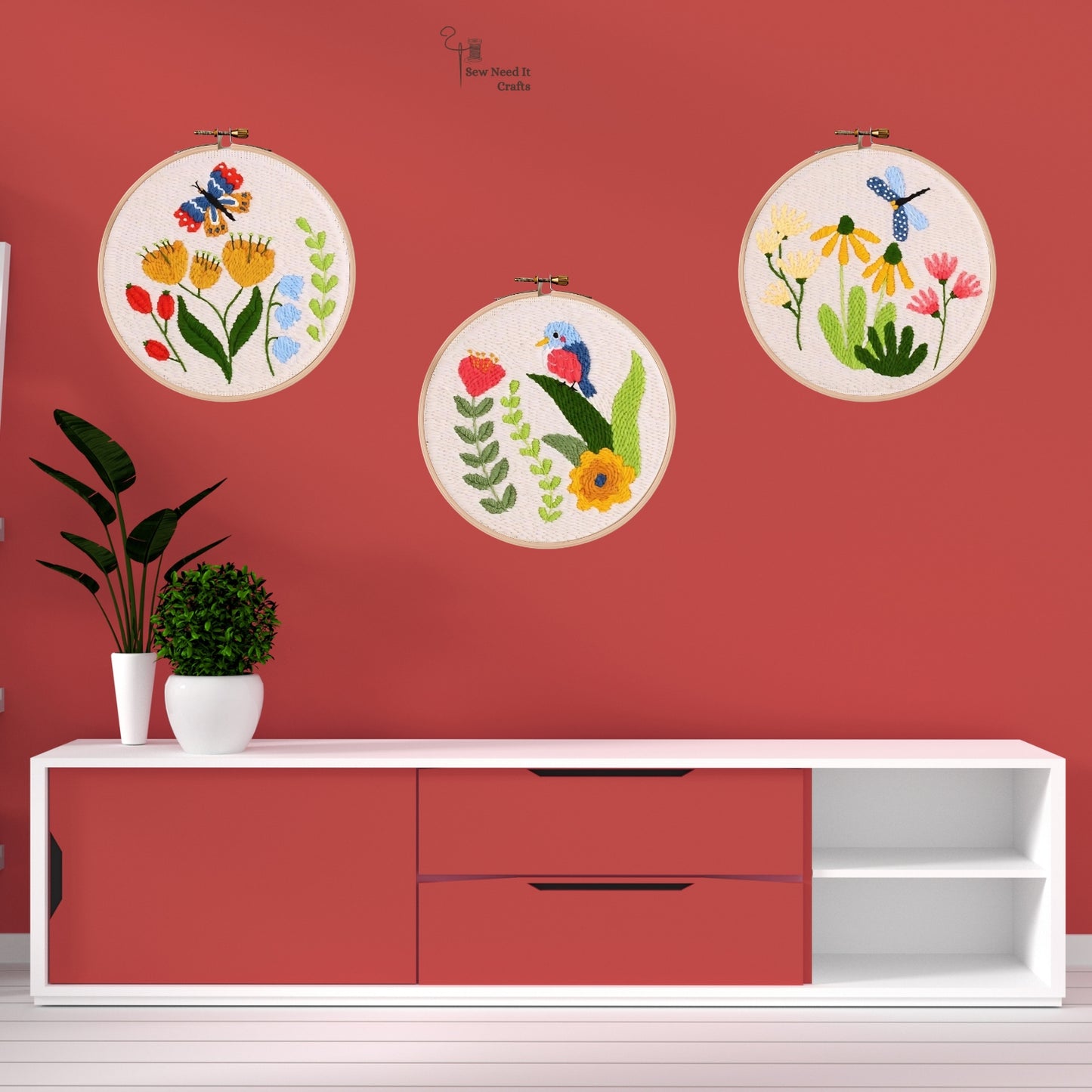 Vögel Schmetterling Punch Nadel DIY Anfänger Kits