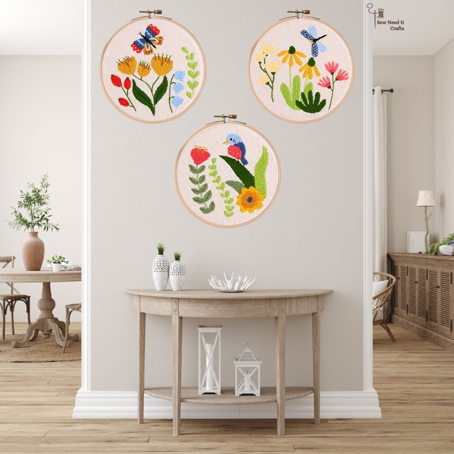Vögel Schmetterling Punch Nadel DIY Anfänger Kits