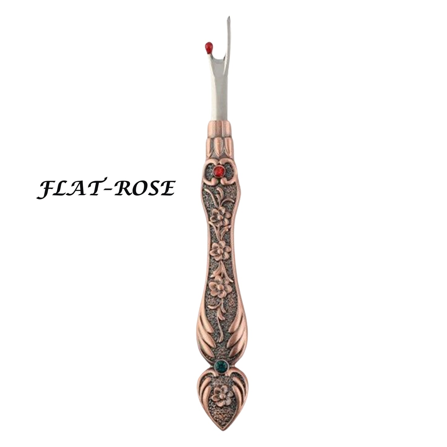 Elegante Metallgravierte antike Retro -Naht -Ripper