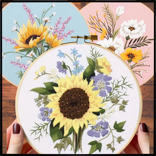 Blume DIY Stickerei Kit Set 6