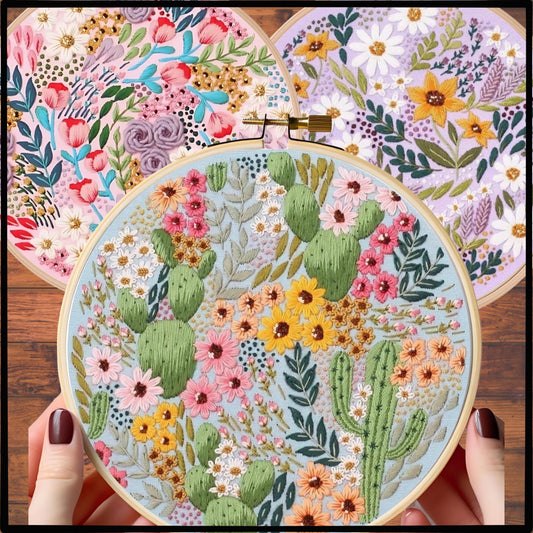 3D Flower DIY Embroidery Kit Set 3