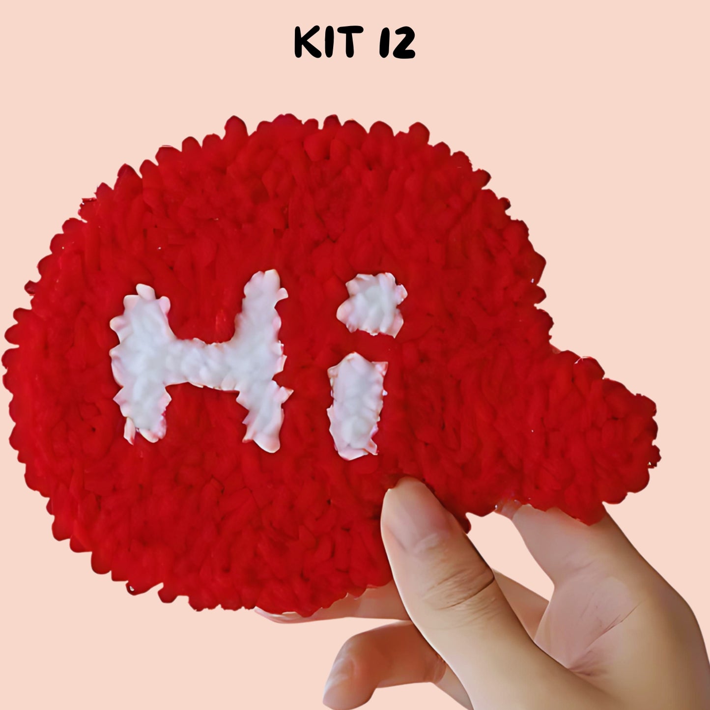 Punch Needle Fruit DIY Coaster Set 1