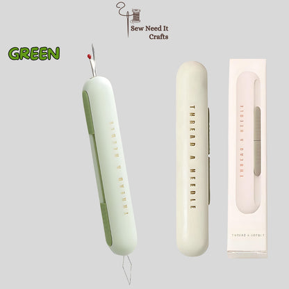 2-in-1 Easy To Needle Threader Minder and Use Seam Ripper