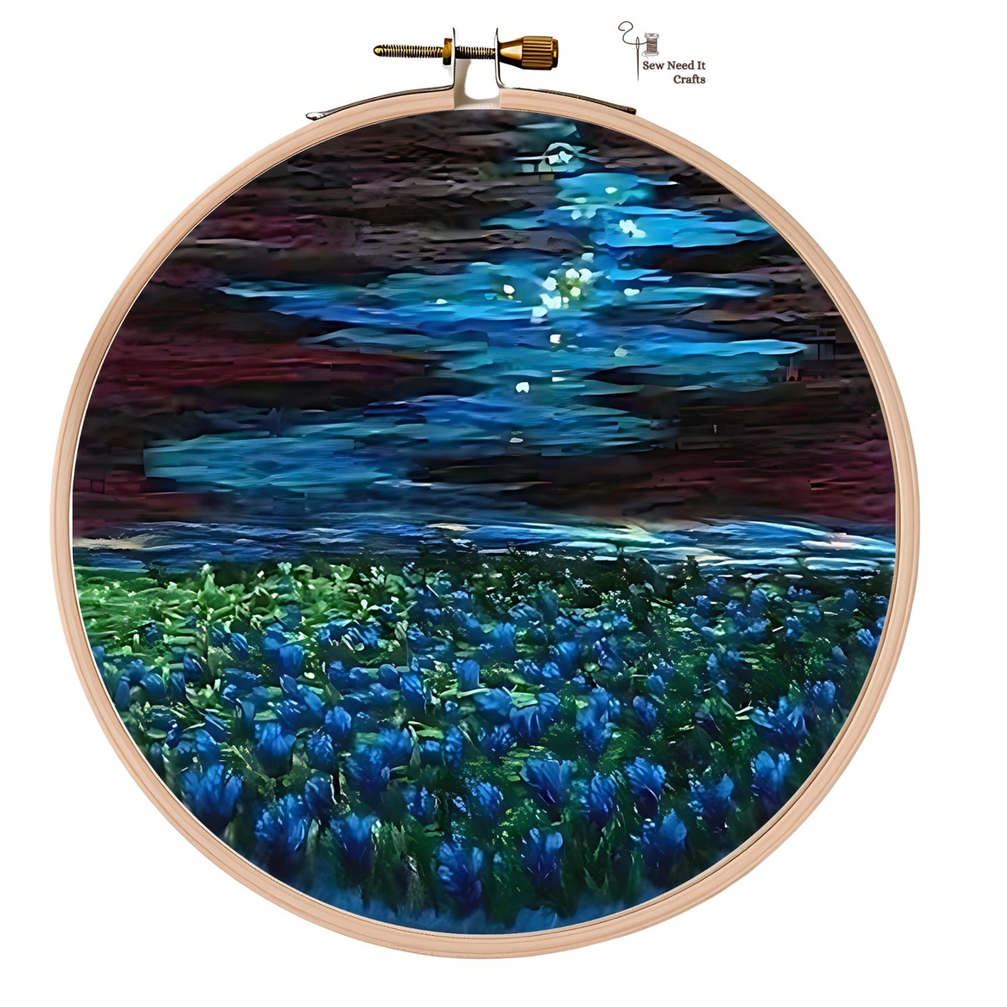 DIY Scenery Flower Embroidery Kit Set 4
