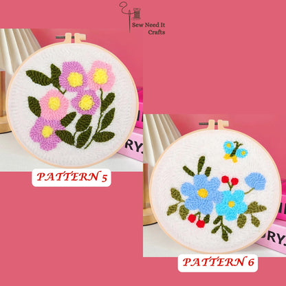 Blumenpunsch -Nadel -Kit für Anfänger