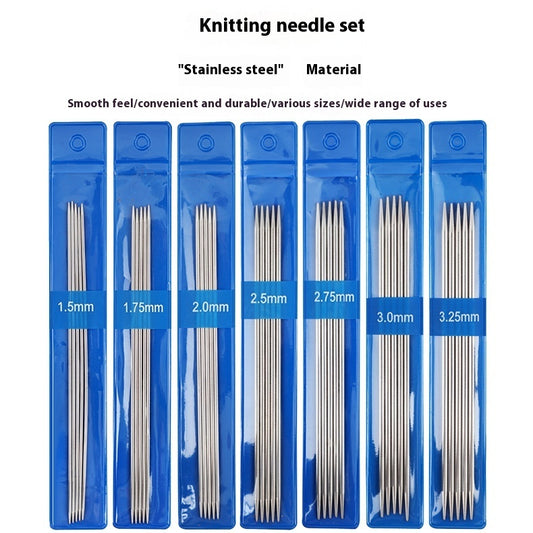 5 Pcs Short Knitting Needles Set 15cm 5.9in