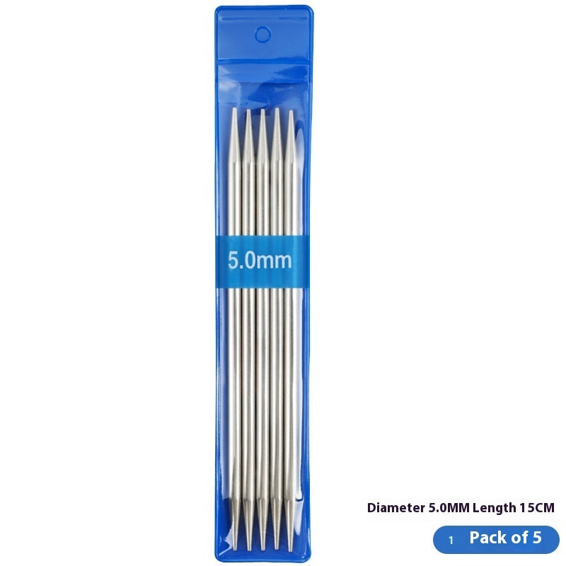 5 Pcs Short Knitting Needles Set 15cm 5.9in