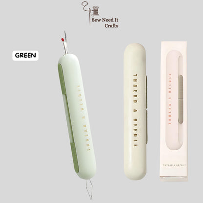 2-in-1 Easy To Needle Threader Minder and Use Seam Ripper