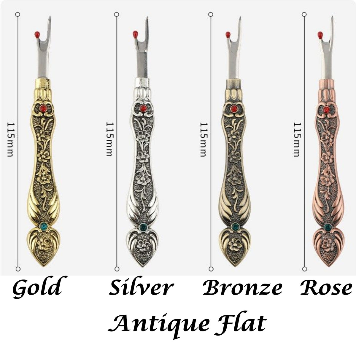 Retro Seam Ripper Elegant Metal Engraved Antique Retro Seam Rippers – I Sew Need It Crafts