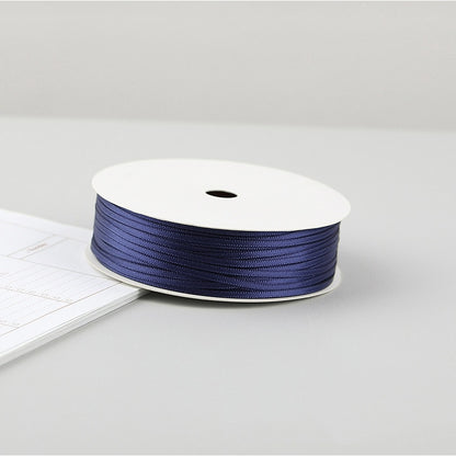 Thin Satin Ribbon 30 Meter 2mm (32 Yards 0.08”) Double Sided