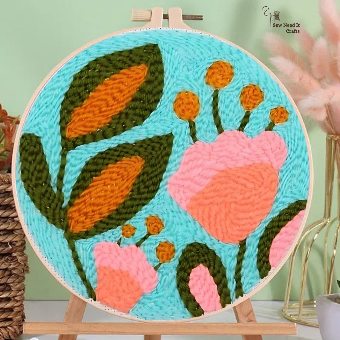 Blumenpunsch -Nadel -Kit für Anfänger