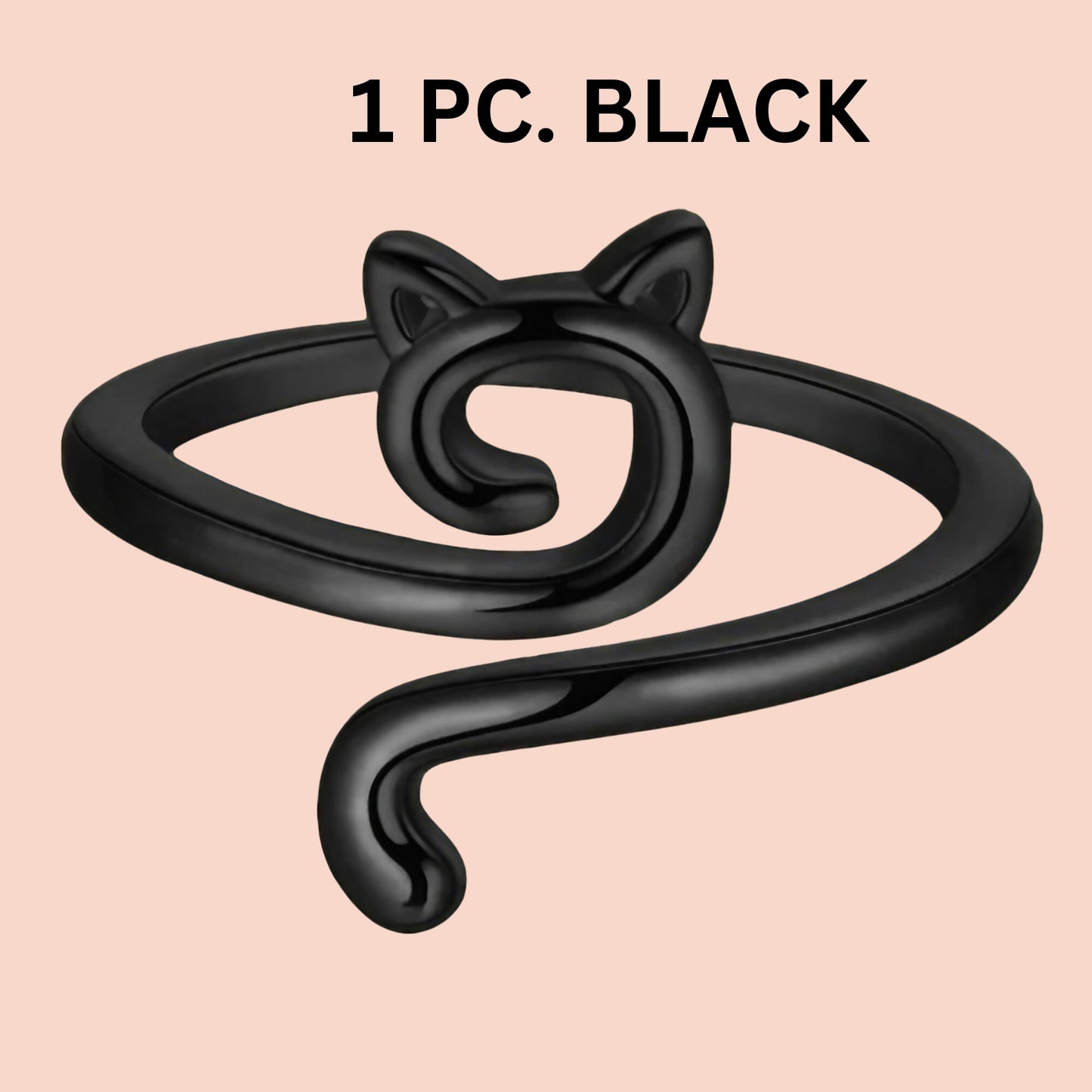 Cat Adjustable Yarn Tension Ring for Crochet & Knitting