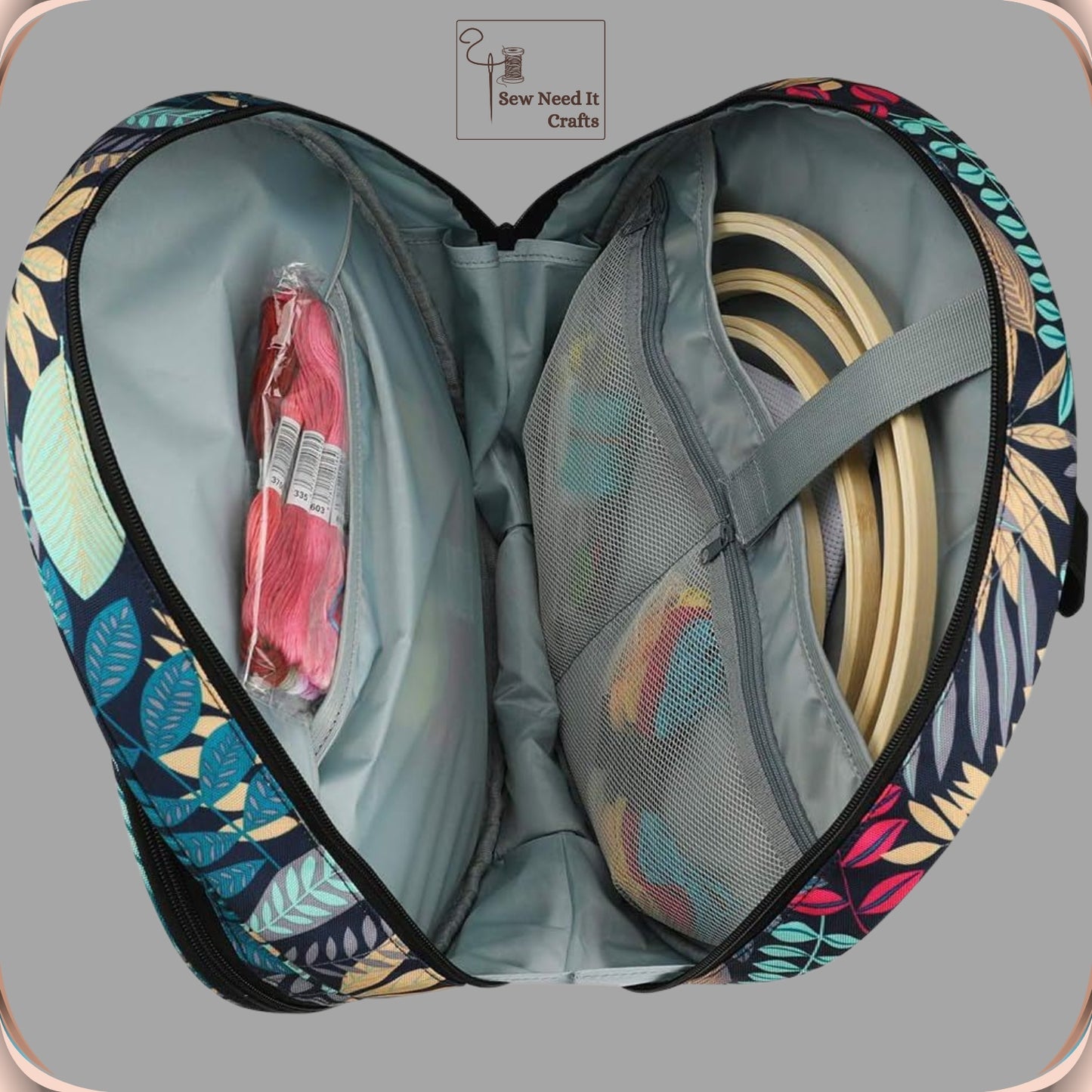 Embroidery & Craft Supplies Organizer Bag