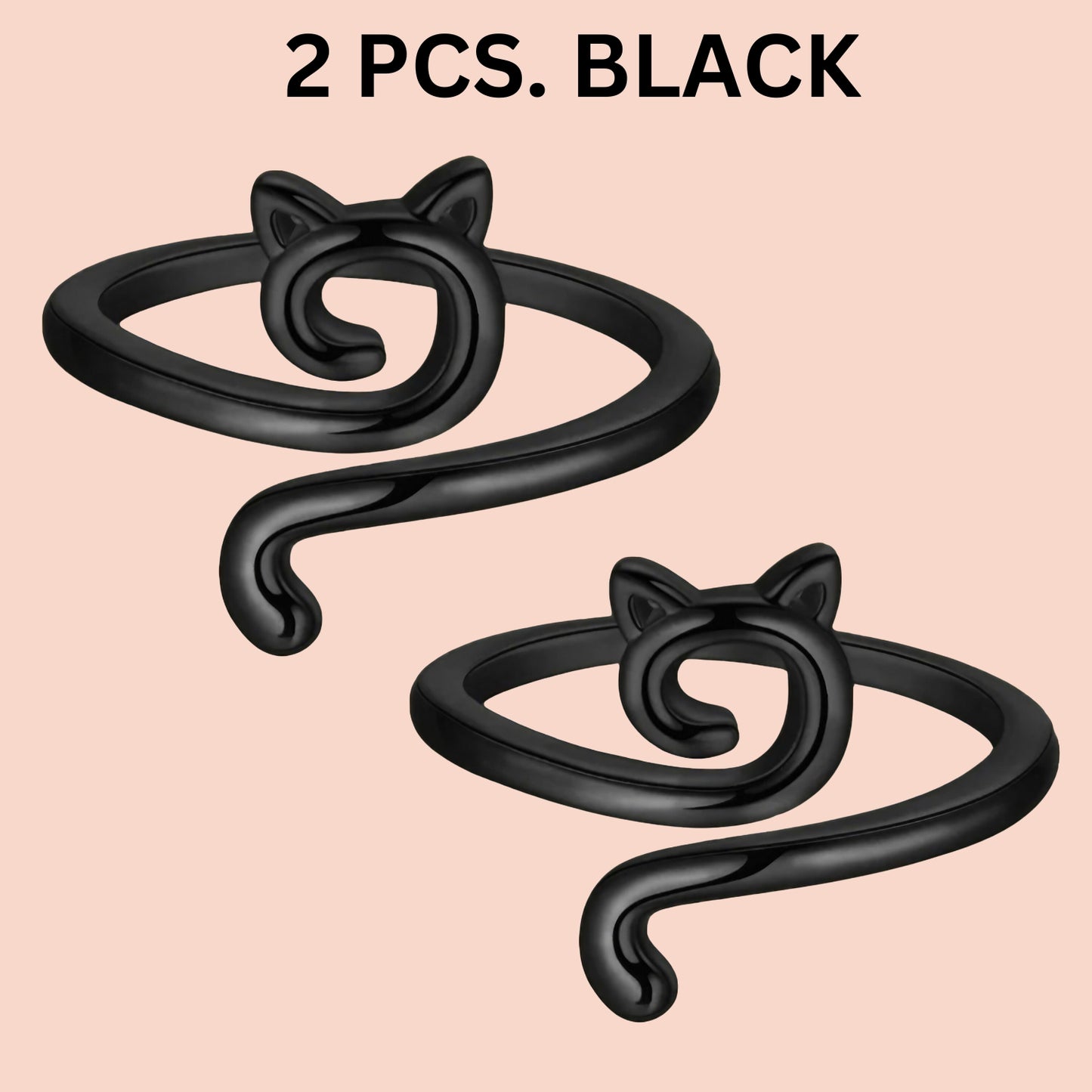 Cat Adjustable Yarn Tension Ring for Crochet & Knitting