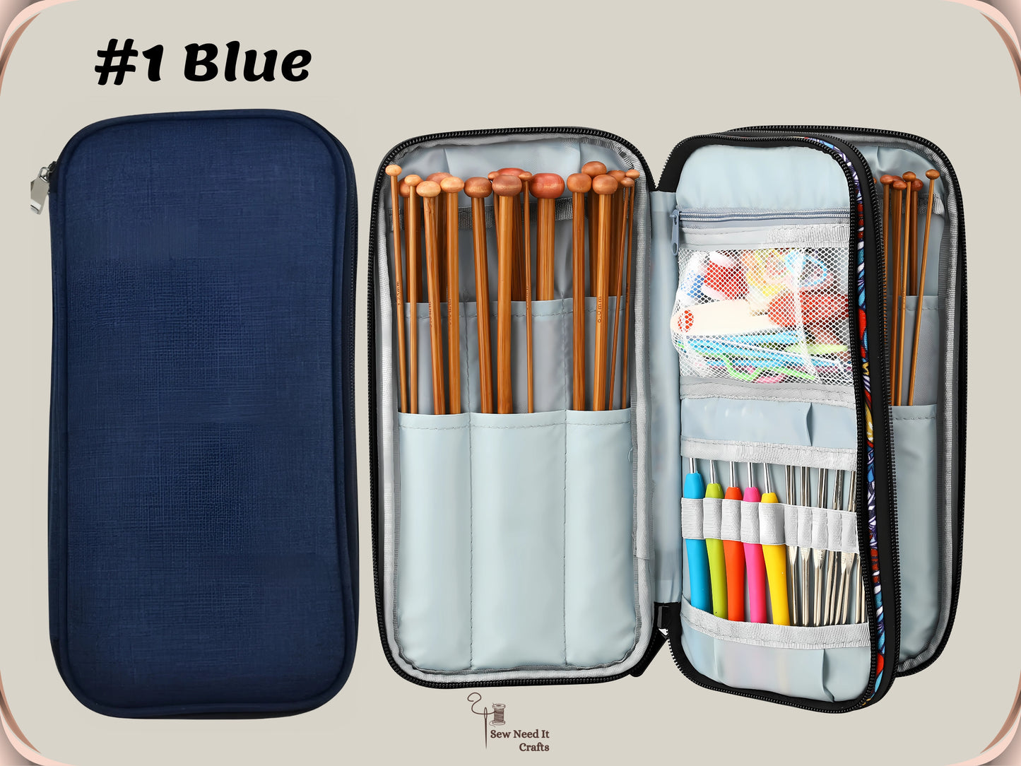 Knitting and Crochet Needles & Accessories Organizer and Storage Case