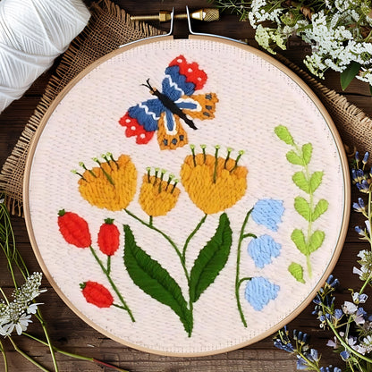 Vögel Schmetterling Punch Nadel DIY Anfänger Kits