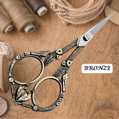 Feathered Friends Embroidery Scissors