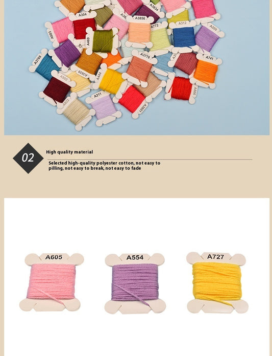 Embroidery Floss Bobbin Organizer Kit