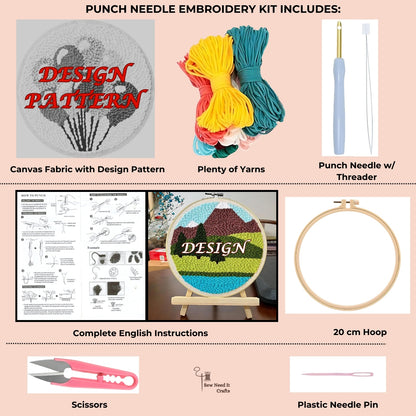 Kit complet de l'aiguille de punch de bricolage 2