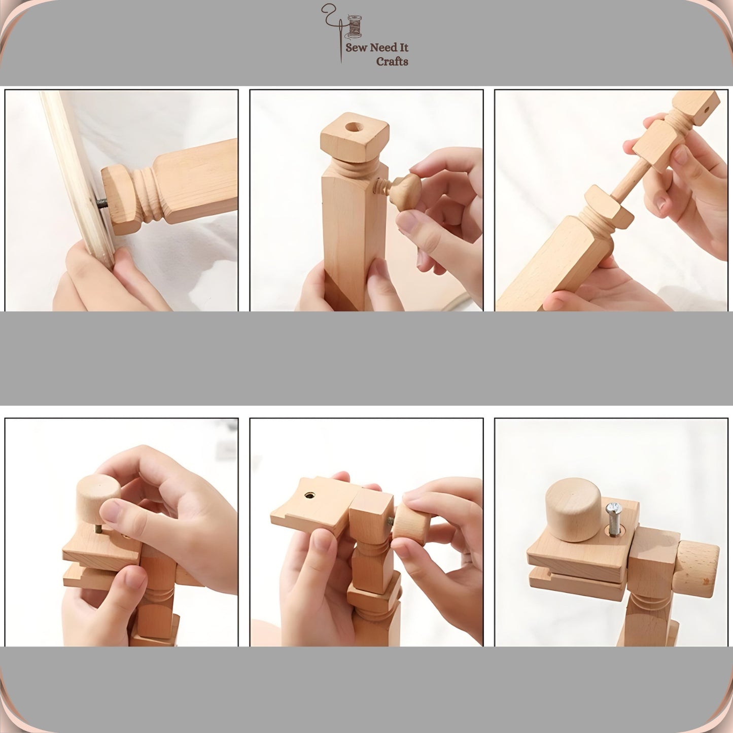 Multi-Angle Embroidery Hoop Holder